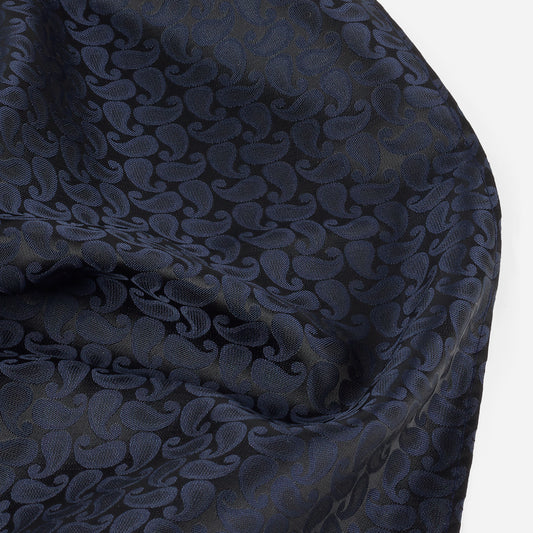 SANTINO navy paisley