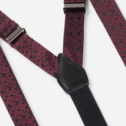 SANTINO bordeaux paisley