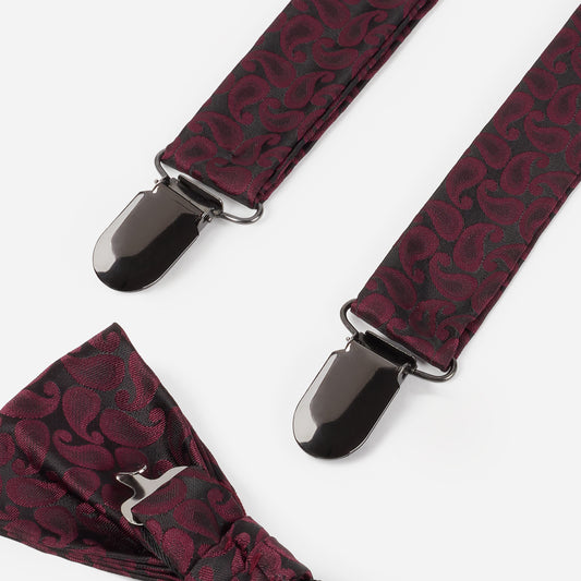 SANTINO bordeaux paisley